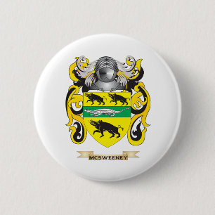 Badge Rond 5 Cm Manteau de McSweeney des bras (crête de famille)