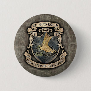 Badge Rond 5 Cm Manteau de Montresor des bras