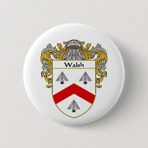 Badge Rond 5 Cm Manteau de Walsh des bras (enveloppés)