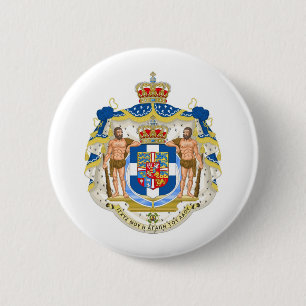 Badge Rond 5 Cm Manteau des bras grec - Grèce