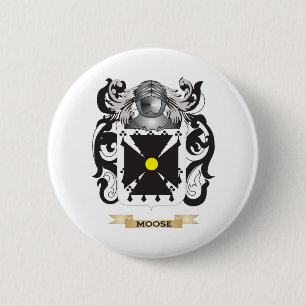 Badge Rond 5 Cm Manteau d'orignaux des bras (crête de famille)
