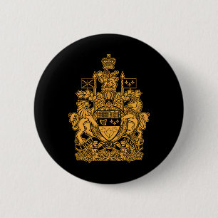 Badge Rond 5 Cm Manteau du Canada des bras - crête du Canada