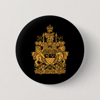 Badge Rond 5 Cm Manteau du Canada des bras - crête du Canada