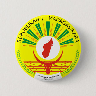 Badge Rond 5 Cm Manteau du Madagascar des bras