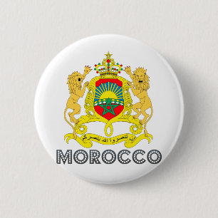 Badge Rond 5 Cm Manteau du Maroc des bras