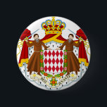 Badge Rond 5 Cm Manteau du Monaco des bras<br><div class="desc">Manteau du Monaco des bras</div>