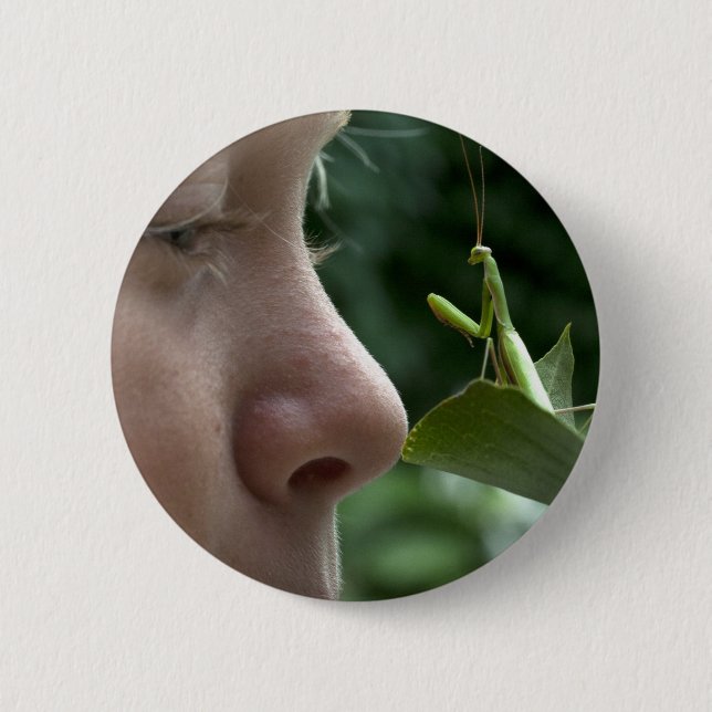 Badge Rond 5 Cm Mantis religiosa (Devant)