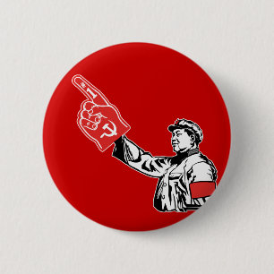 Badge Rond 5 Cm Mao - le communisme est #1