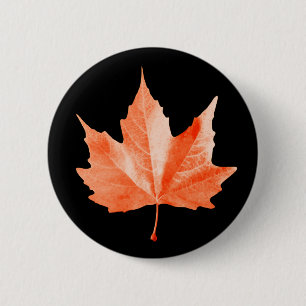 Badge Rond 5 Cm Maple autumn