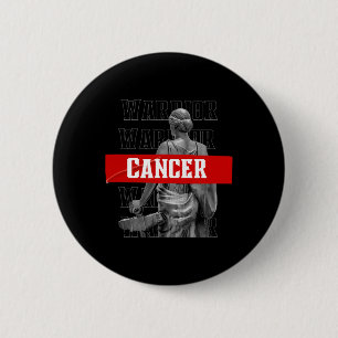 Badge Rond 5 Cm Marathon T, Guerrier De Sensibilisation Au Cancer