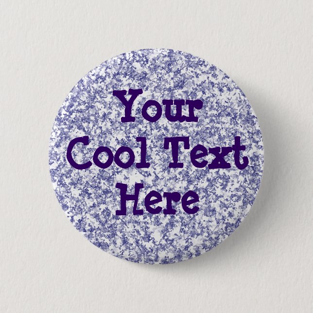 Badge Rond 5 Cm Marbre bleu - Modèle (Devant)