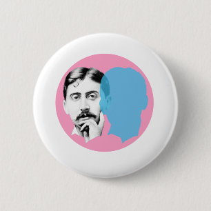 Badge Rond 5 Cm Marcel Proust
