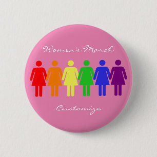 Badge Rond 5 Cm marche des femmes LGBTQIA Thunder_Cove