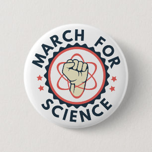 Badge Rond 5 Cm Marche pour la science