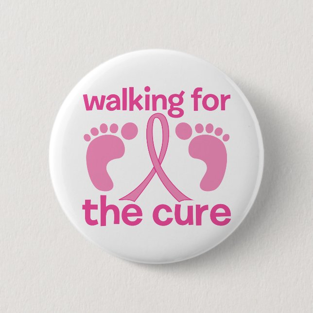 Badge Rond 5 Cm Marche Pour Le Cure (Devant)