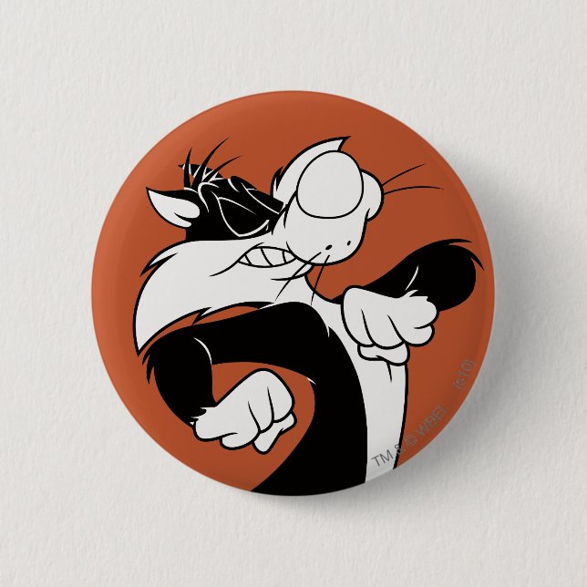 Badge Rond 5 Cm Marche SYLVESTER™ (Devant)