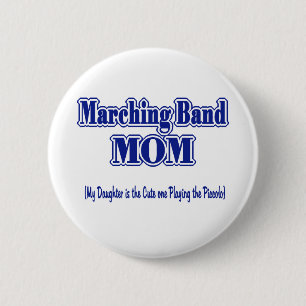 Badge Rond 5 Cm Marching Band Maman/ Piccolo