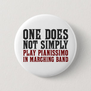 Badge Rond 5 Cm Marching Band Pianissimo