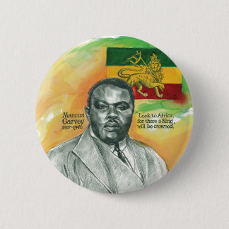 Badge Rond 5 Cm Marcus Garvey
