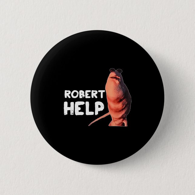 Badge Rond 5 Cm Marcus Le Ver Meme Graphiques Drôles Vrchat Robert (Devant)