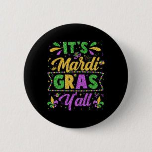 Badge Rond 5 Cm Mardi Gras 2025 Chemises Hommes Femmes Enfants C'e