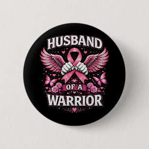 Badge Rond 5 Cm Mari d'une guerrière