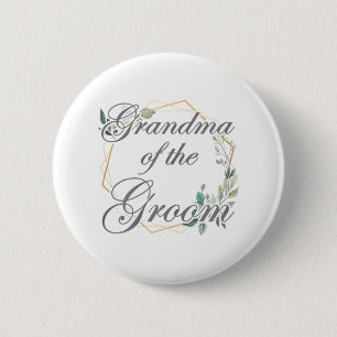 Badge Rond 5 Cm Mariage Baby Shower Mariée Grand-mère du marié _