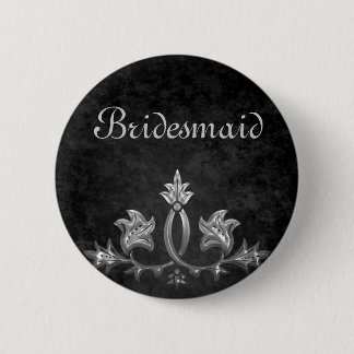 Badge Rond 5 Cm Mariage élégant Bridesmaid