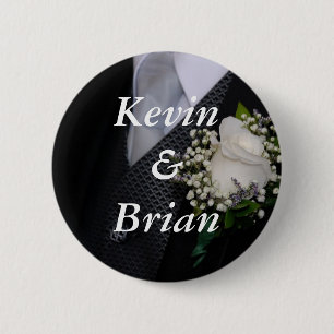 Badge Rond 5 Cm Mariage gai