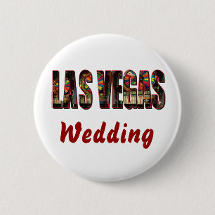 Badge Rond 5 Cm Mariage Las Vegas