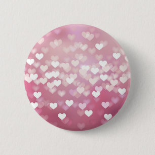 Badge Rond 5 Cm Mariage Love Vector Coeurs Arrière - plans rose b