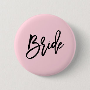Badge Rond 5 Cm Mariage nuptiale moderne de partie