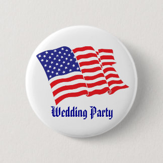 Badge Rond 5 Cm Mariage patriotique du mariage