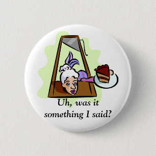 Badge Rond 5 Cm Marie Antoinette à la Guillotine