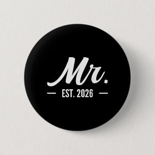 Badge Rond 5 Cm Marié M. Est 2026 Marié Mariage Partie de Mariage