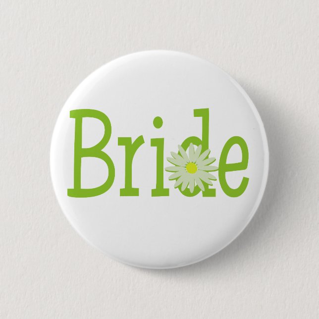 Badge Rond 5 Cm Mariée (Devant)