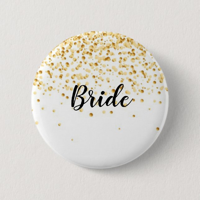 Badge Rond 5 Cm Mariée (Devant)