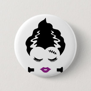 Badge Rond 5 Cm Mariée De Frankenstein Monster Costume Halloween 1
