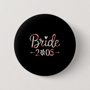 Badge Rond 5 Cm Mariée Est 2025 Mariée Mariage Party de Fiançaille
