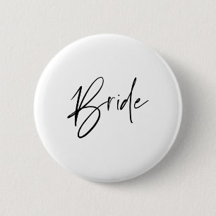 Badge Rond 5 Cm Mariée et futur époux se préparant pour le mariage