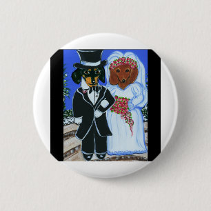 Badge Rond 5 Cm Mariées Doxies
