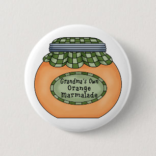 Badge Rond 5 Cm Marmalade d'Orange