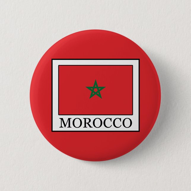 Badge Rond 5 Cm Maroc (Devant)