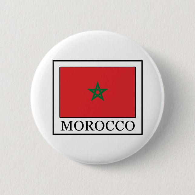 Badge Rond 5 Cm Maroc (Devant)