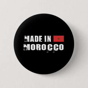 BADGE ROND 5 CM MAROC