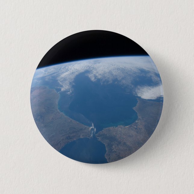 Badge Rond 5 Cm Maroc Et Espagne. (Devant)