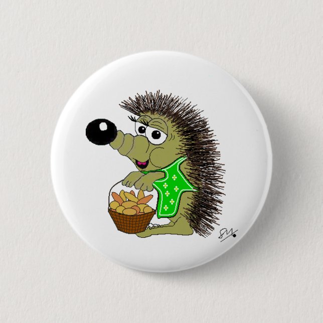 Badge Rond 5 Cm Marque 1 de Scrummy (Devant)