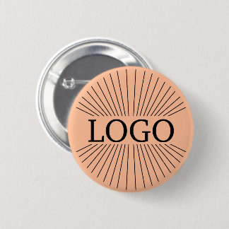 Badge Rond 5 Cm Marque de la société LOGO Peach