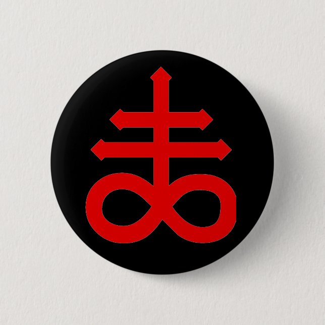 BADGE ROND 5 CM MARQUE DU DIABLE (Devant)