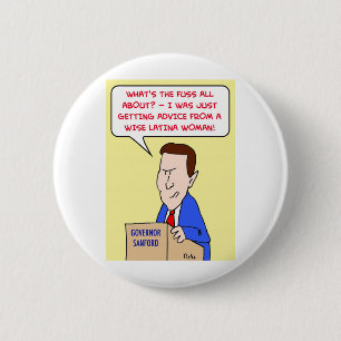 Badge Rond 5 Cm marquez la femme sage de Latina de sanford